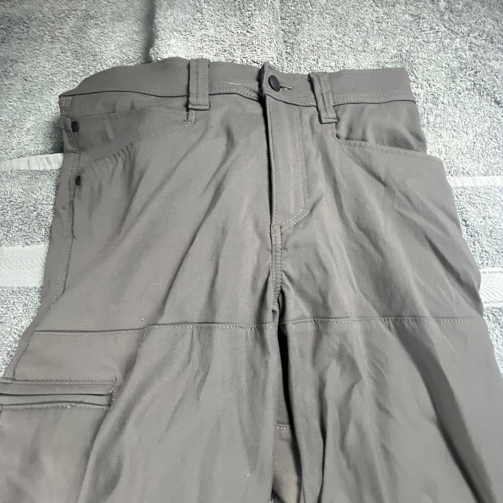 Wrangler ATG Mens Gray All Terrain Gear Pants 30x32 Stretch Nylon Outdoor Hiking - Picture 2 of 10